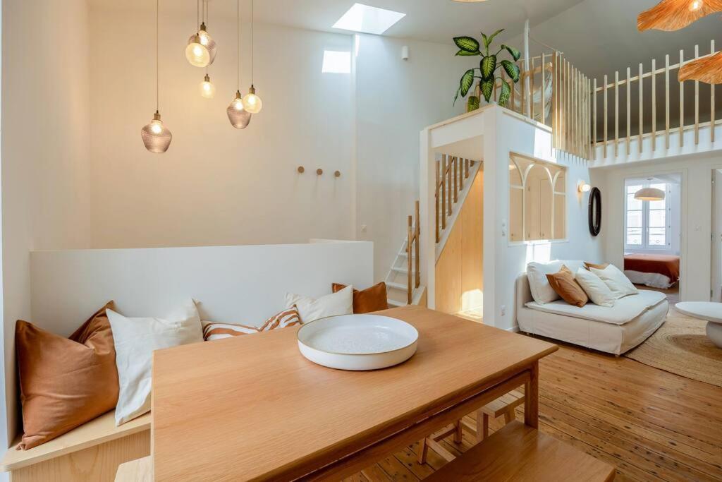 Ღ Mezzanine • T4 Spacieux, Lumineux Et Cosy La Rochelle  Bagian luar foto